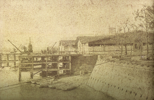 MUELLE, PUERTO Y ADUANA DE ASUNCIÓN (COLECCIÓN DE JAVIER YUBI)